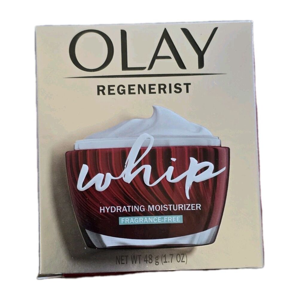 OLAY Regenerist Whip Hydrating Face Moisturizer Skincare 1.7oz Fragrance Free